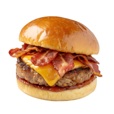 Burger bò xông khói