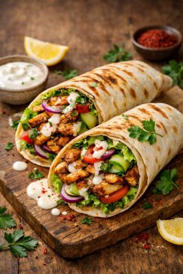 Bánh Shawarma gà