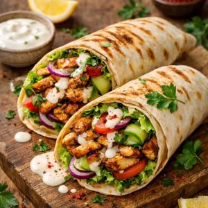 Bánh Shawarma gà